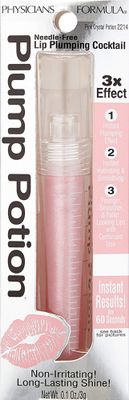 Physicians Formula Plump Potion Needle-Free Lip Plumping Cocktail Lip Gloss, Pink Crystal Potion, Hypoallergenic, Fragrance Free, Dermatologist Approved
