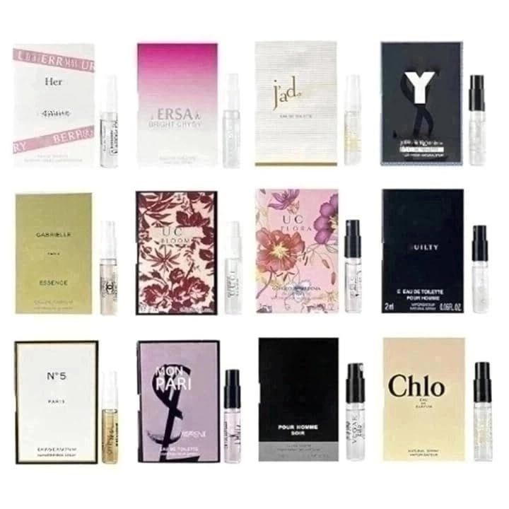 Womens Perfume Sampler Sets Designer Fragrance Samples for Women Discovery High End Perfume Gift Set Travel Size Collection Womens Fragrance Sampler Set (12PCS)