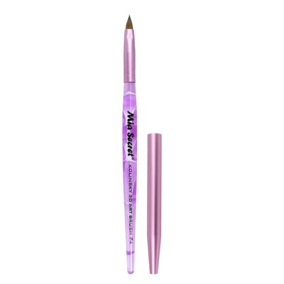 Mia Secret Kolinsky Art Brush - 4 Size - Purple - 3D Nail Art