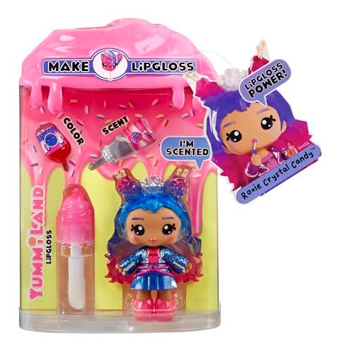 Yummiland Lip Gloss Doll - Roxie Crystal Candy, with DIY Lip Gloss Kit, Ages 4