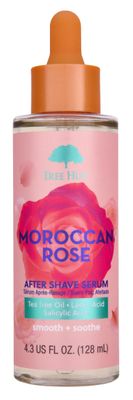 Tree Hut Moroccan Rose After Shave Serum | Helps Keep Skin Smooth &amp; Soothed After Shaving | Sensitive | 4.3 fl oz.