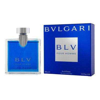 Bvlgari Mens BLV Pour Homme EDT Spray,Blue,3.4 oz