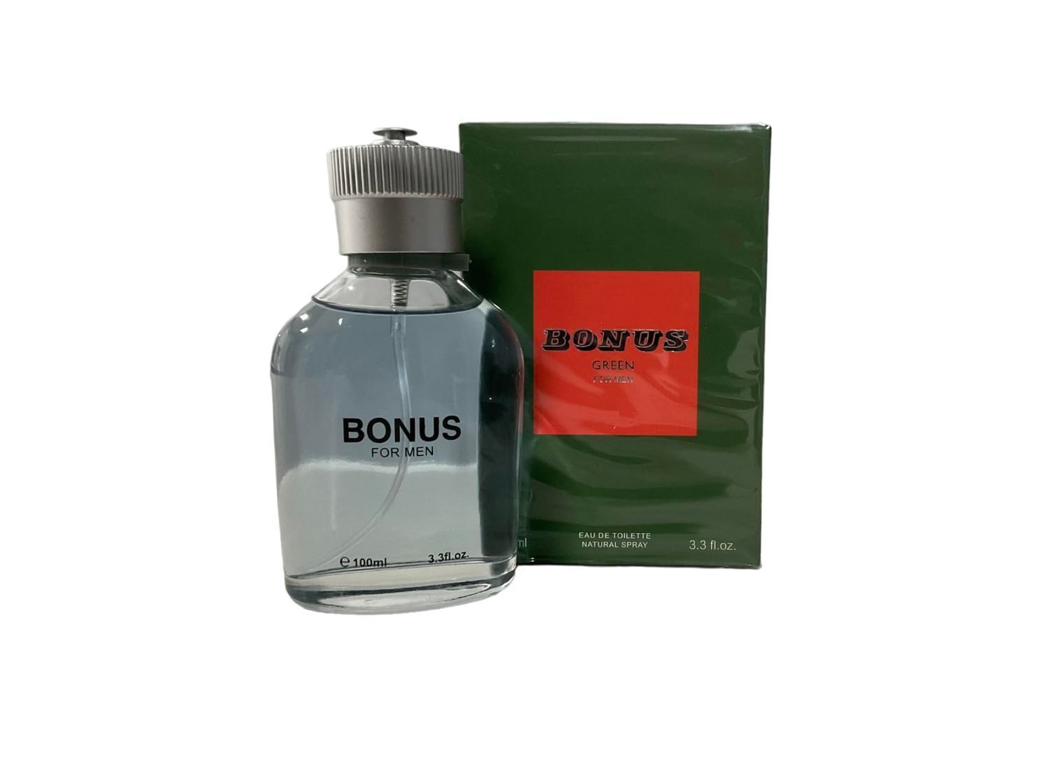 Royal Fragrances Bonus Green Men Eau De Toilette Spray 3.3 ounces