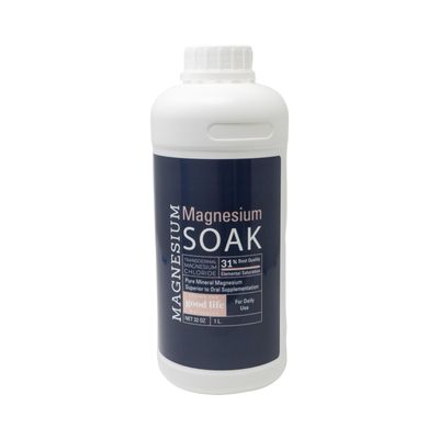 Magnesium Soak - 100 Pure Zechstein Transdermal Magnesium Oil Bath Soak for Relaxation, Skin Health, and Wellness - Magnesium Foot Soak and Bath Soak - 32oz