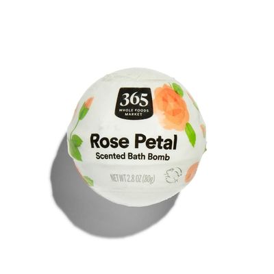 Whole Foods Market, Rose Petal Fizzing Bath Bomb, 2.3 oz