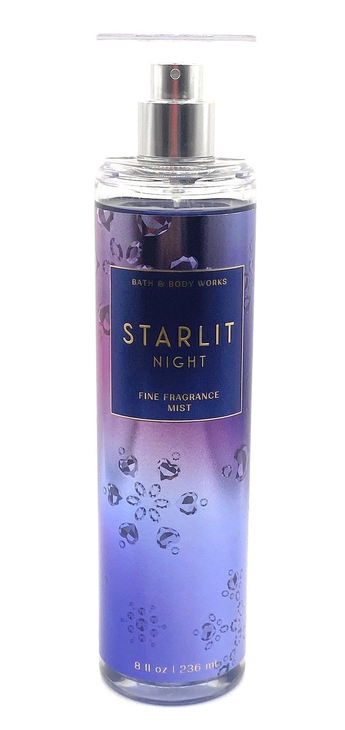 Bath &amp; Body Works Starlit Night Fine Fragrance Mist 8 Fluid Ounce Spray