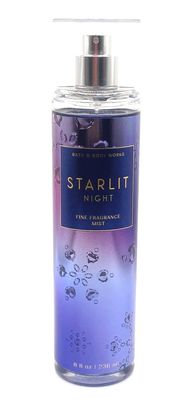 Bath &amp; Body Works Starlit Night Fine Fragrance Mist 8 Fluid Ounce Spray