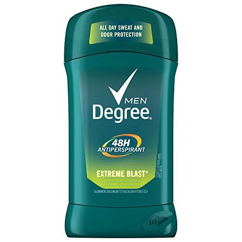 Degree Men Original Antiperspirant Deodorant 48-Hour Odor Protection Extreme Blast Mens Deodorant Stick 2.7 oz