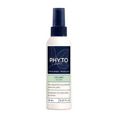 PHYTO VOLUME Volumizing Blow Dry Spray, Instant Volume, No Stiffness, Heat Protection, For Fine Hair, Thin Hair, Silicone Free, 5.07 fl. oz