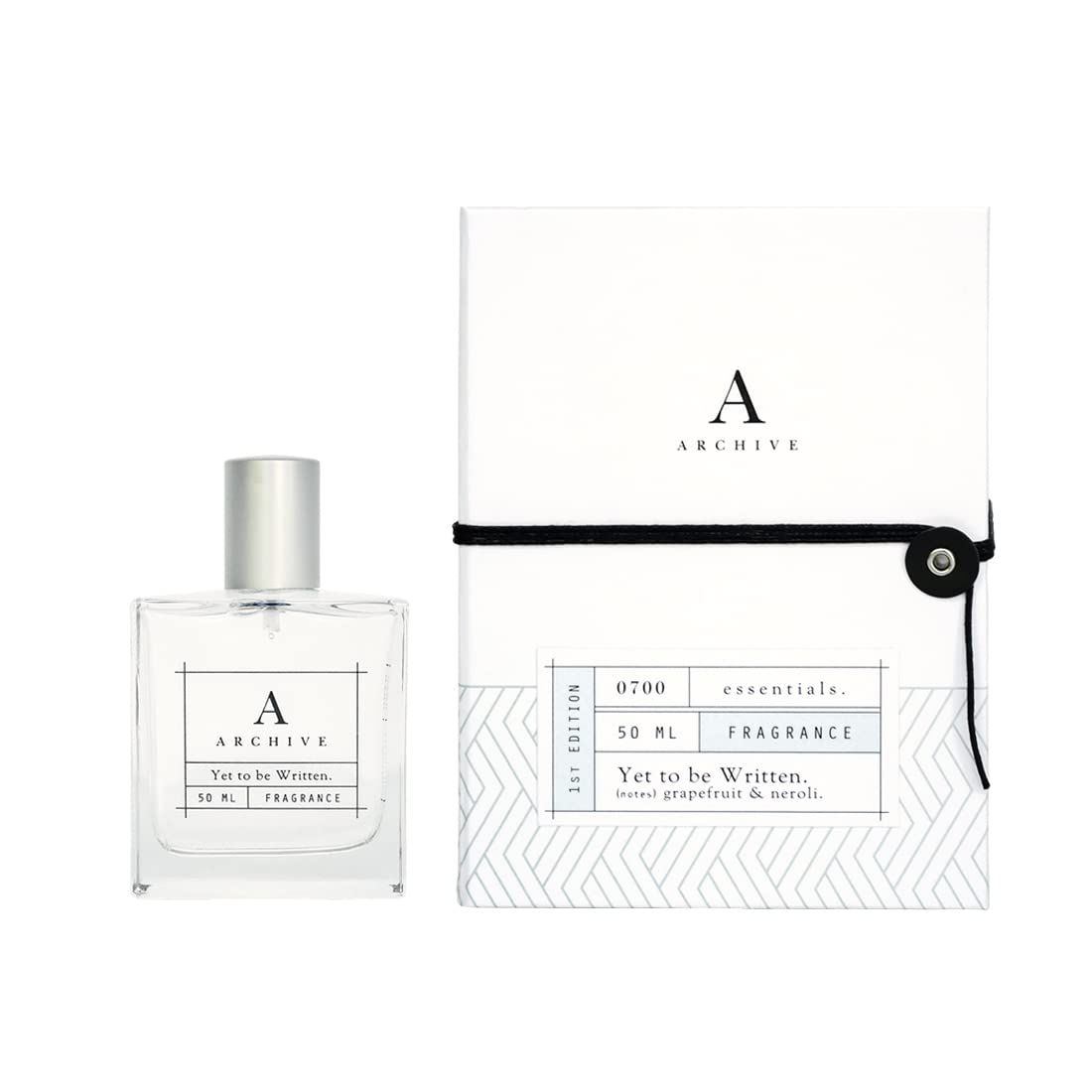 Archive Yet To Be Written Fragrance Captivating Aromatic Botanicals Aromatherapeutic Scent for Men or Women 50ML