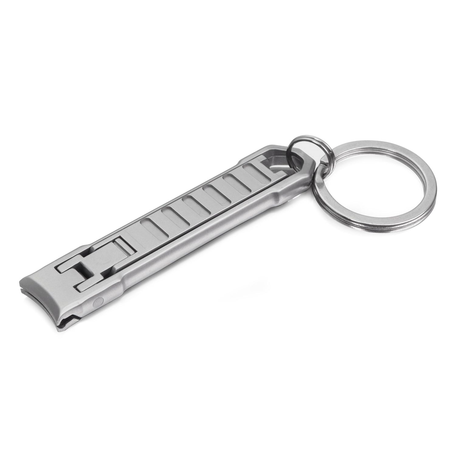 VOGARB Nail Clippers for Men Fingernail and Thick Toenails, Portable Ultra Sharp Keychain Nail Clipper, Folding Slim Design for Travel, Home, Working, Purse, Backpack