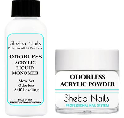 SHEBA NAILS State Board Sealed Odorless Nail Acrylic Basic Kit
