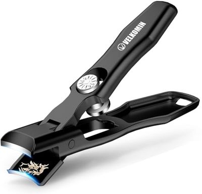 LUX German Toenail Clippers for Seniors Thick Nails, Ultra-Sharp and Durable Fingernail Clippers Cutters Trimmers with Safety Lock for Men Women Seniors, 18-Month Replacement Warranty!