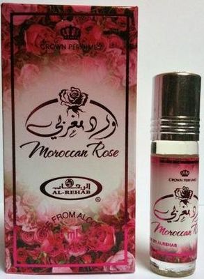 Al-Rehab Moroccan Rose Premium Arabian Perfume Oils - 6Ml (0.2 oZ)