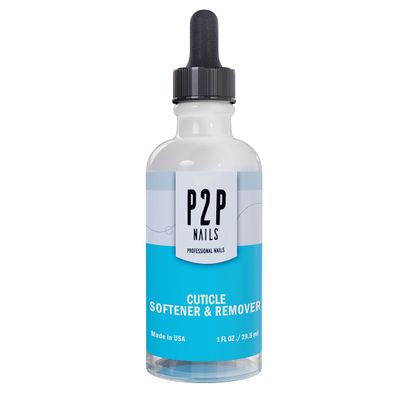 P2P Nails Cuticle Softener &amp; Remover - Professional Pedicure &amp; Manicure Nail Cuticle Repair Care Treatment - Instantly Removes Dead Skin
