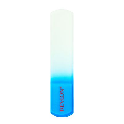 Revlon Bacteria Shield Glass Foot Buffer with Anti-Bacterial Technology, Two Surfaces to Exfoliates &amp; Smoothes Skin, Self-Clean &amp; Fully Recyclable
