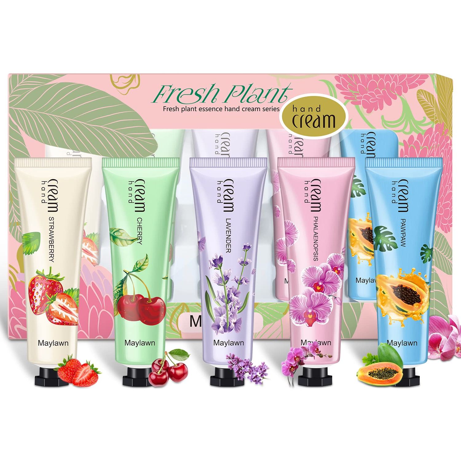 Maylawn 5 x 30ml, Hand Cream Gift Sets, Pack of 5, Vegan Friendly and Cruelty Free, Perfect for Birthday Mothers day Gifts idea For Her/Him