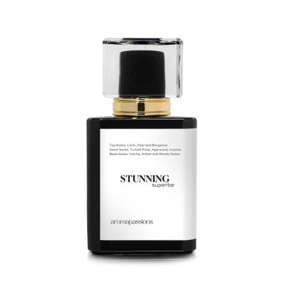 aromapassions STUNNING | Inspired by MRLY DELNA EXCLUSIF | Pheromone Perfume for Women | Extrait De Parfum | Long Lasting Dupe Clone Essential Oil Fragrance | Perfume De Mujer | (30 ml / 1 Fl Oz)