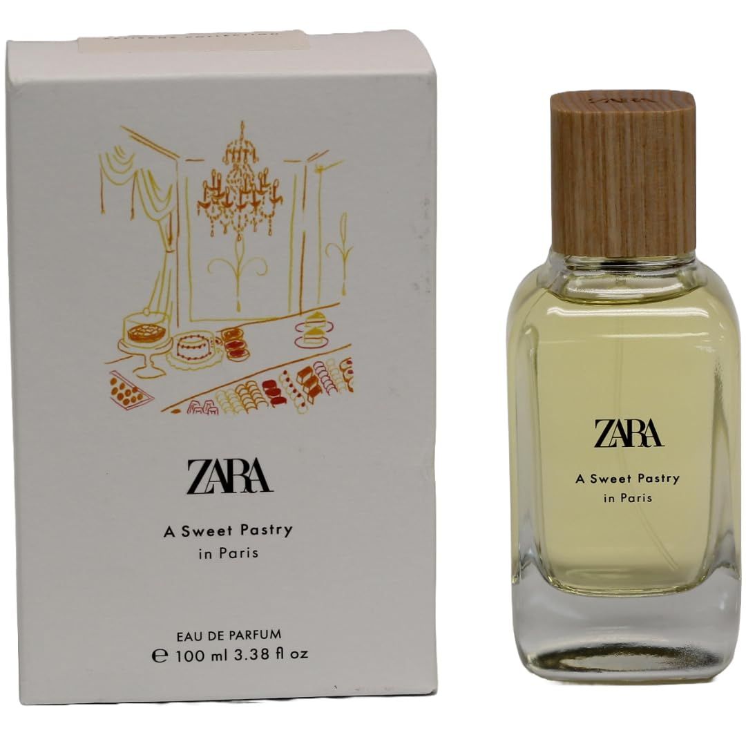 Zara Sweet Pastry in Paris EDP Perfume for Women Eau de Parfum 100ML (3.4 FL OZ) Feminine &amp; Gourmand Scent with Fresh Lemon Sweet Sugar Cane &amp; Velvety Vanilla