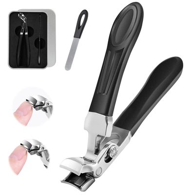 Clipmaster Pro Nail Clippers,Dotmalls ClipMaster Pro,Nail Clippers for Seniors,Sherum Nail Clipper,ClipMaster Pro for Thick Nails,Large Angled Head Toenail Clippers with Wide Opening forElderlySeniors