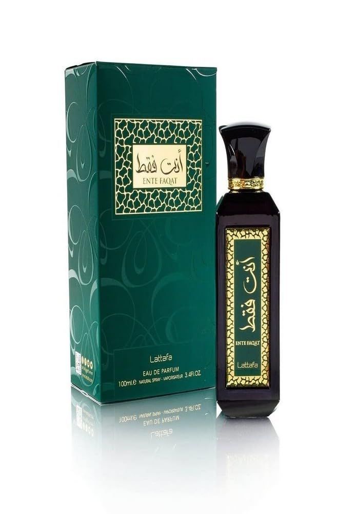 Lattafa Ente Faqat Eau De Parfum Spray 3.4 Ounce (Unisex)