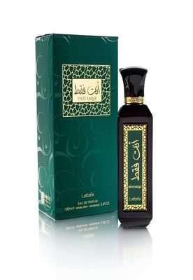 Lattafa Ente Faqat Eau De Parfum Spray 3.4 Ounce (Unisex)