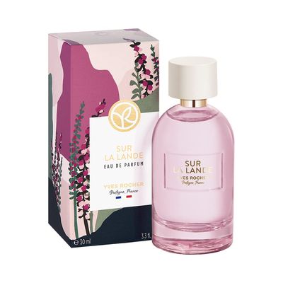 Yves Rocher Sur La Lande Eau de Parfum, Womens Mineral Floriental Scent with Chamomile and Jasmine, 1.01 fl. oz