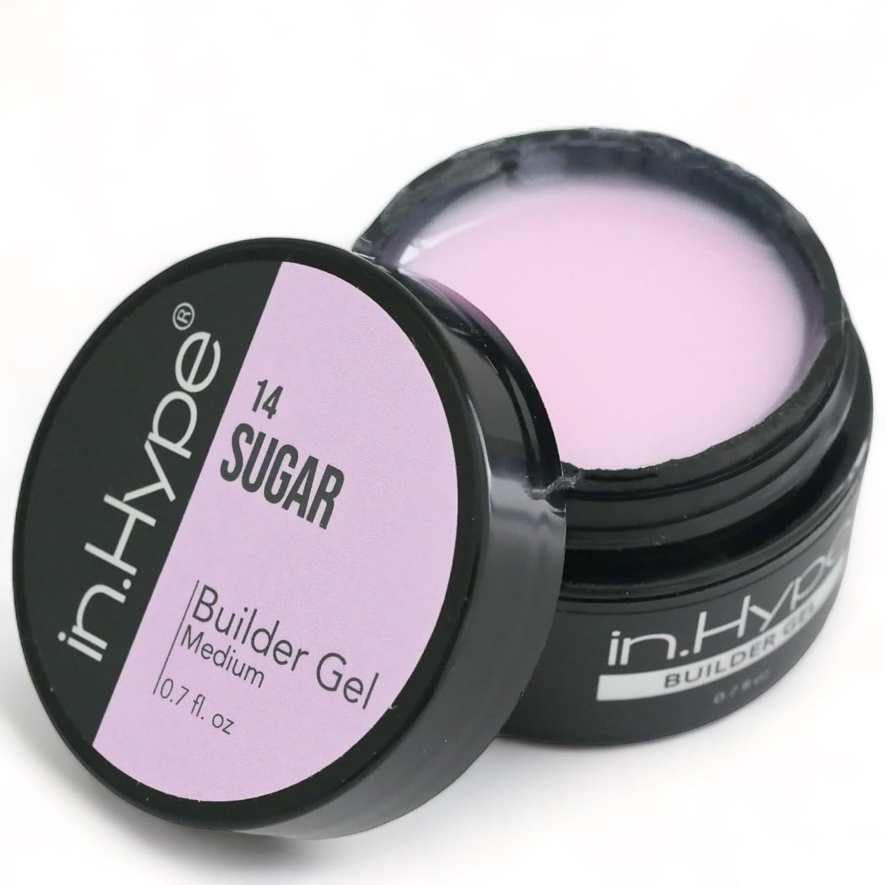 IN.HYPE Camouflage Builder Gel for Nail Extension/Strengthening. Lilac Pink Sugar