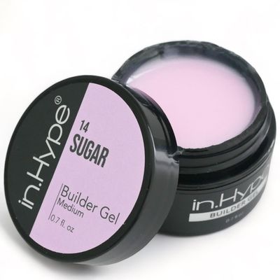 IN.HYPE Camouflage Builder Gel for Nail Extension/Strengthening. Lilac Pink Sugar