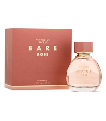 Victorias Secret Bare Rose Eau de Parfum, Notes of Pear Skin, Rosa Centifolia &amp; Sheer Woods, Perfumes for Women (3.4 oz)
