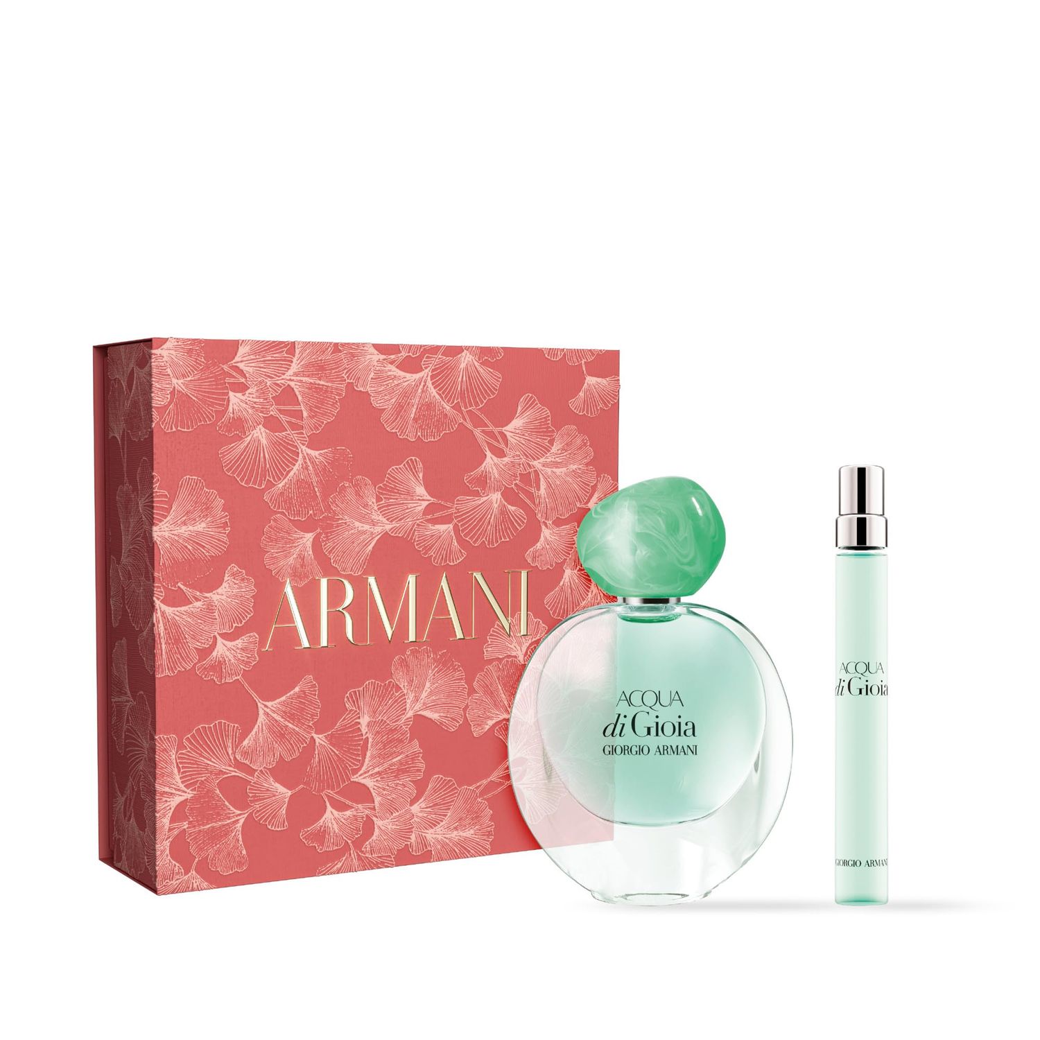 Armani Beauty - Acqua di Gioia - Eau de Parfum - Womens Perfume Gift Set - Floral &amp; Fruity - Travel Size &amp; Full Size - 0.34 Fl Oz, 1 Fl Oz