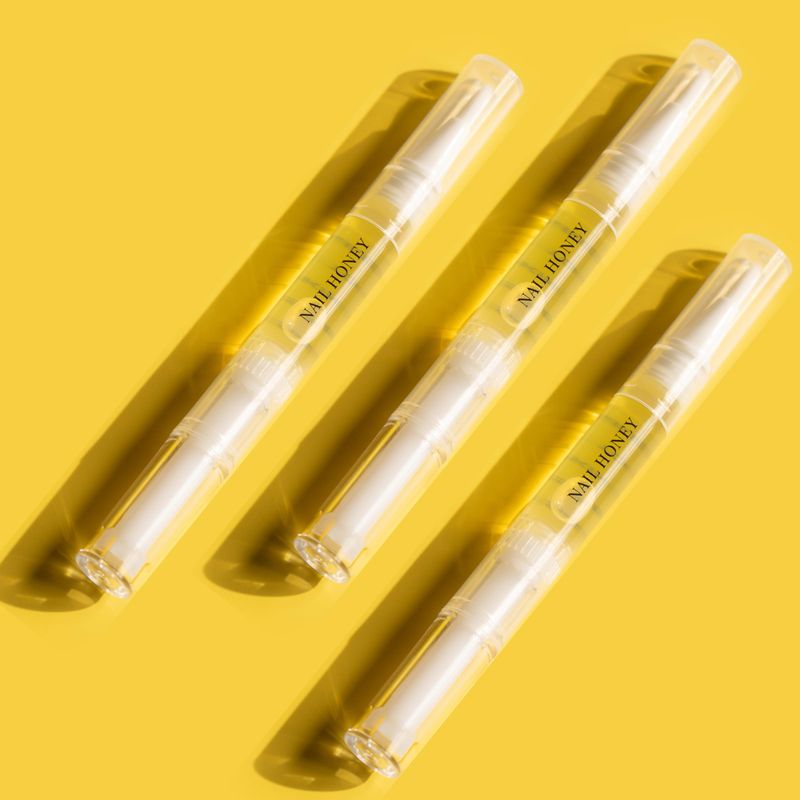 Twinkled T Nail Honey - Organic Nail Strengthening Treatment for Growth, Strength, &amp; Moisture Nail Care Blend Cuticle Oil (2ml, Nail Oil Pen)