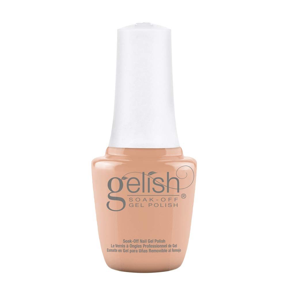 Gelish Mini Gel Nail Color, Gel Polish Collection, Gel Nail Polish, Long-Lasting Soak Off Gel Polish (Creme De La Femme, 9mL)