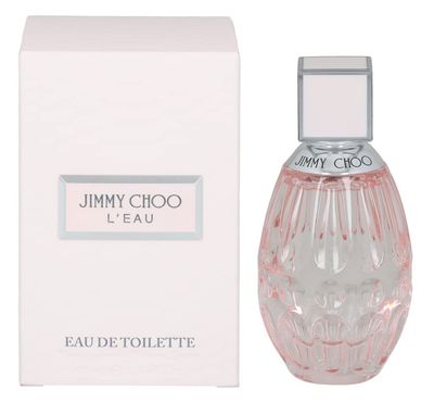 JIMMY CHOO - LEau Eau de Toilette - Womens Perfume - Fruity &amp; Musky - With notes of Bergamot, Nectarine &amp; Cedarwood - 1.3 Fl Oz