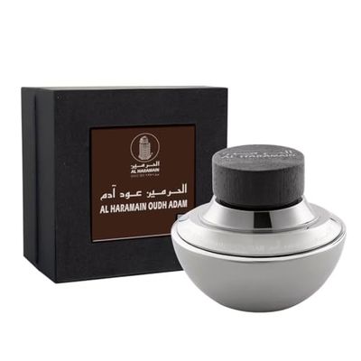 Al Haramain Oudh Adam Eau De Parfum Spray for Unisex - Arabian Perfume for Women and Men - Long Lasting Fragrance with Notes of Saffron, Lavender, Patcholi &amp; Musk - Arabic Cologne - 2.5 oz EDP Spray
