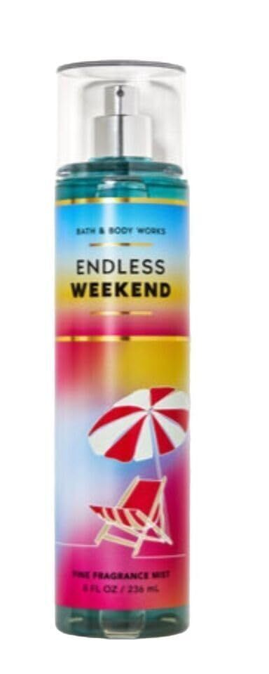 Bath &amp; Body Works Endless Weekend Fine Fragrance Body Spray Mist, Warm Vanilla Sugar (Endless Weekend)