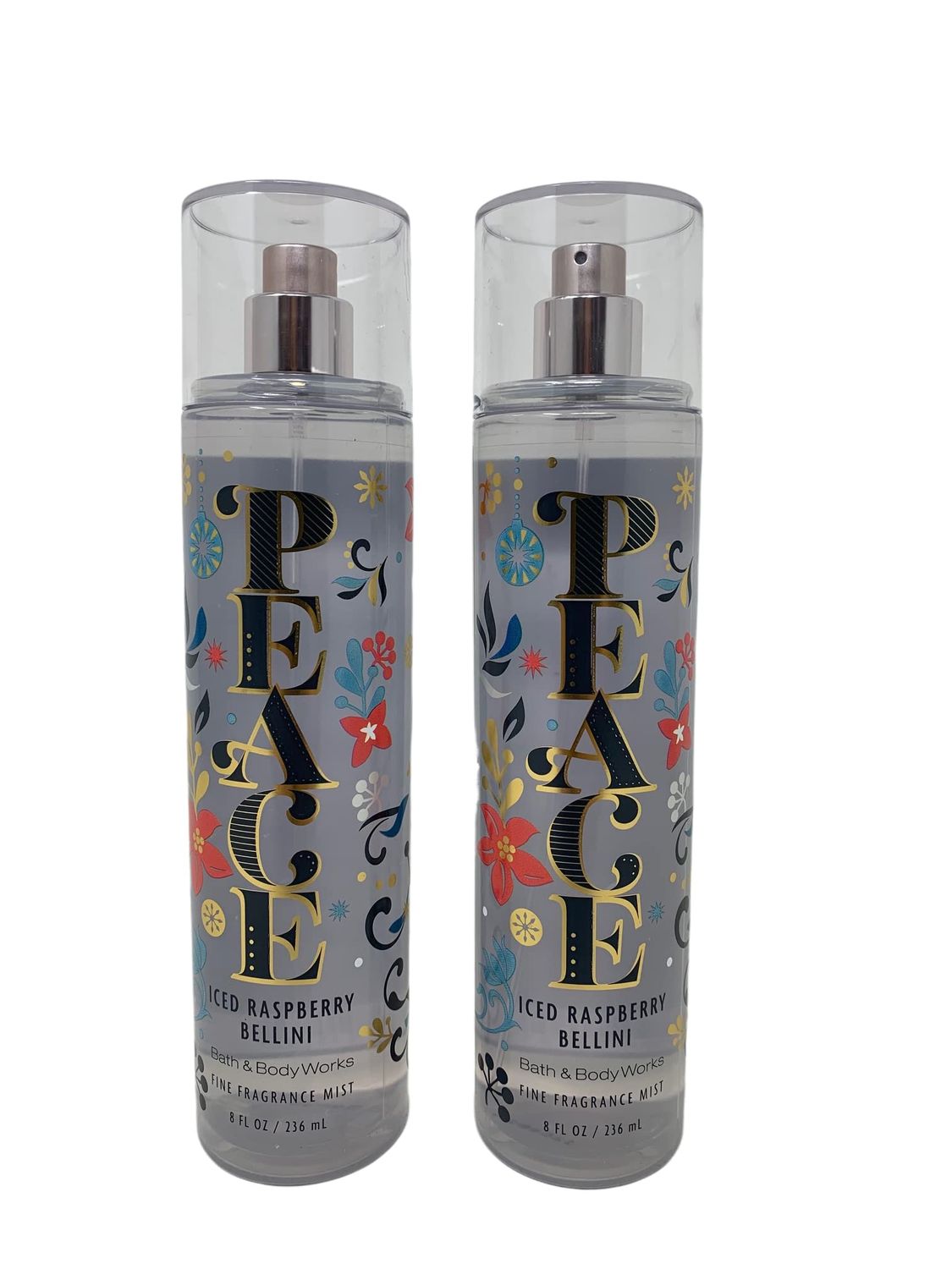Bath and Body Works Fine Fragrance Mist - Value Pack Lot of 2 (Iced Raspberry Bellini)