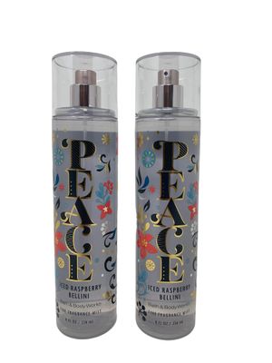 Bath and Body Works Fine Fragrance Mist - Value Pack Lot of 2 (Iced Raspberry Bellini)