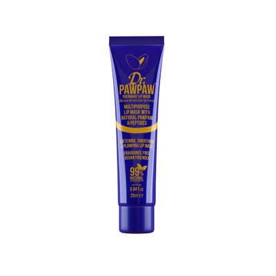 Dr. PawPaw Multipurpose Overnight Lip Mask - Lip Sleeping Mask with Peptides - Natural Lip Moisturizer for Plumper Lip - Cruelty Free - 0.84 oz