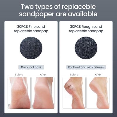 Electric Foot Callus Remover- Electric Callus Remover for feet,Adjustable Speed Foot Filer with 60 Pcs Sandpaper Discs for Men & Women Dead Dry Calluses and Cracked Heels,Professional Pedicure Tool