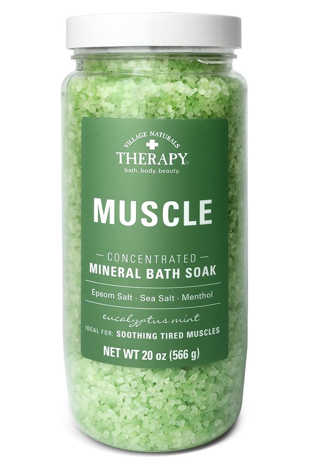 Village Naturals Therapy Aches &amp; Pains Mineral Bath Soak 20 oz