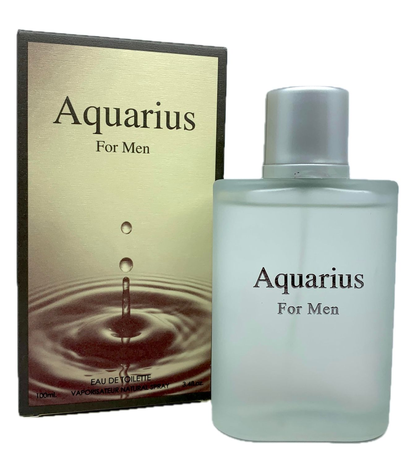 Aquarius Mens Cologne 3.4 Fl. Oz. Eau de Toilette Spray
