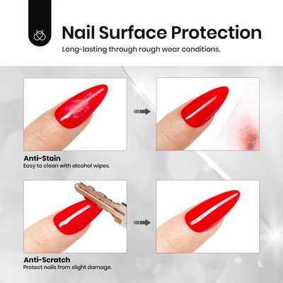 Beetles Upgrade Glossy No Wipe Gel Top Coat, 2 Pcs 15ml Super Shiny Clear Glossy Gel Top Coat, Soak Off Uv Nail Lamp Nail Top Coat Nail Salon Manicure DIY Home Gifts for Women