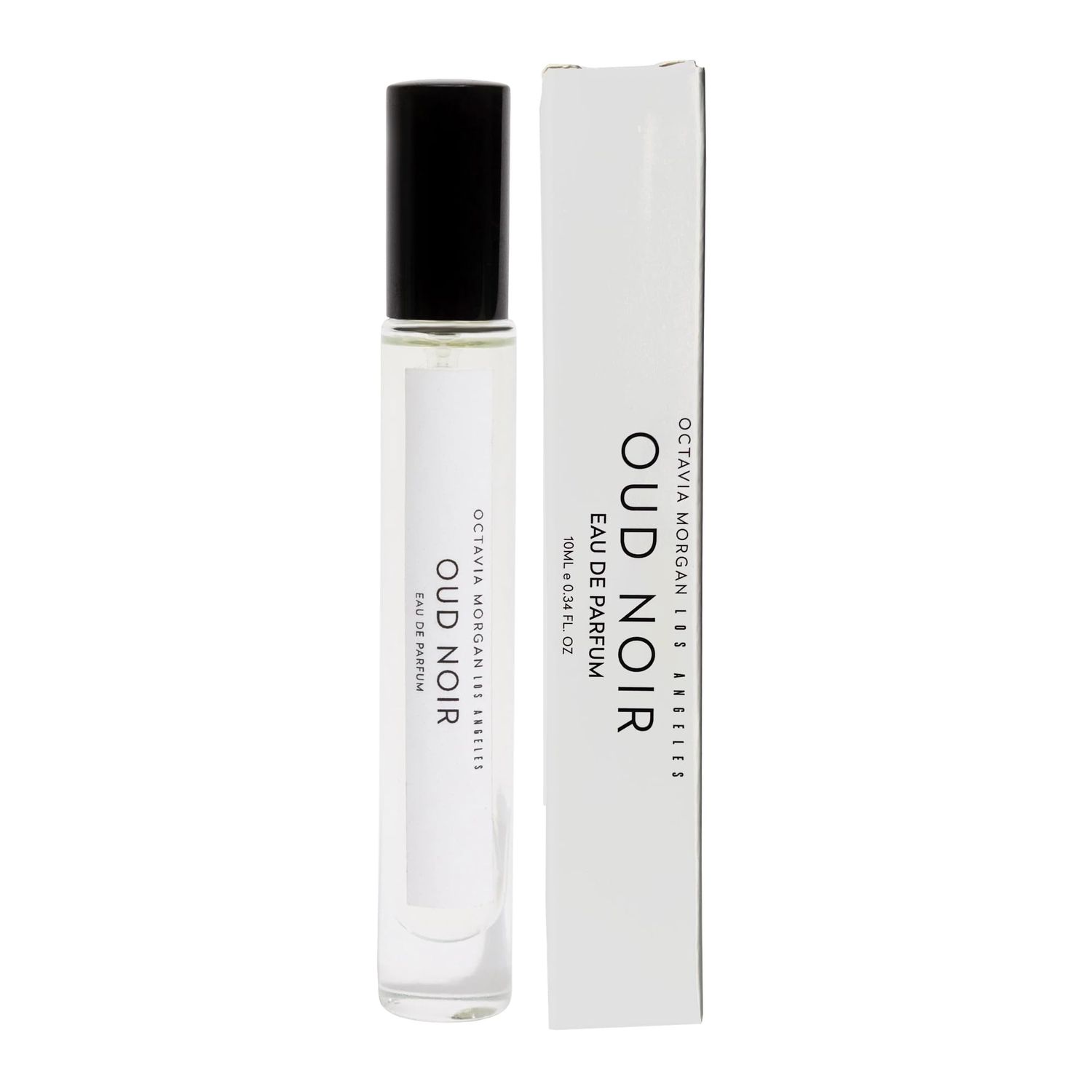 OCTAVIA MORGAN Los Angeles Oud Noir Eau De Parfum Spray - Long Lasting Woody Spicy Leather Fragrance - Fragrance Spray for Men and Women 10 ml