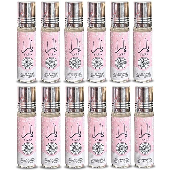 Yara Roll-On Perfume Oil - Variations (0.34 Fl Oz (Pack Of 12)), 12 P YAR