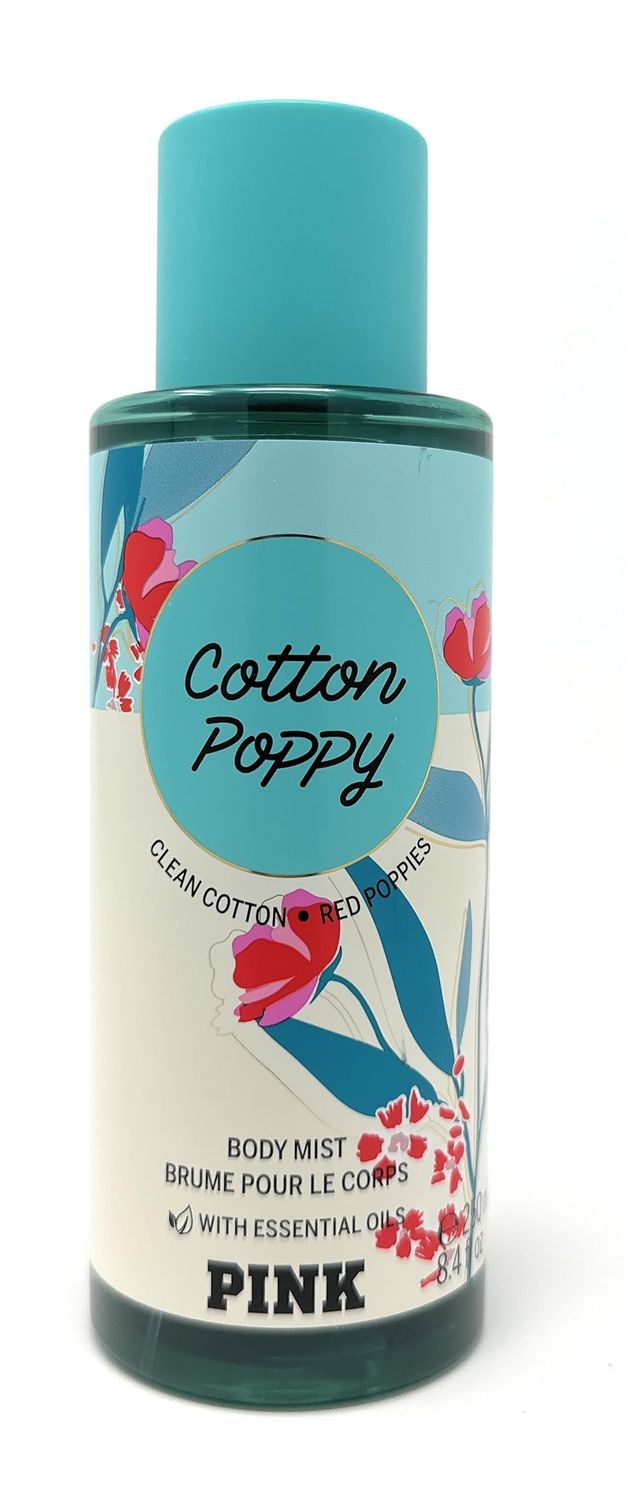 Victorias Secret Pink Body Mist Cotton Poppy, 8.4 Fl Oz