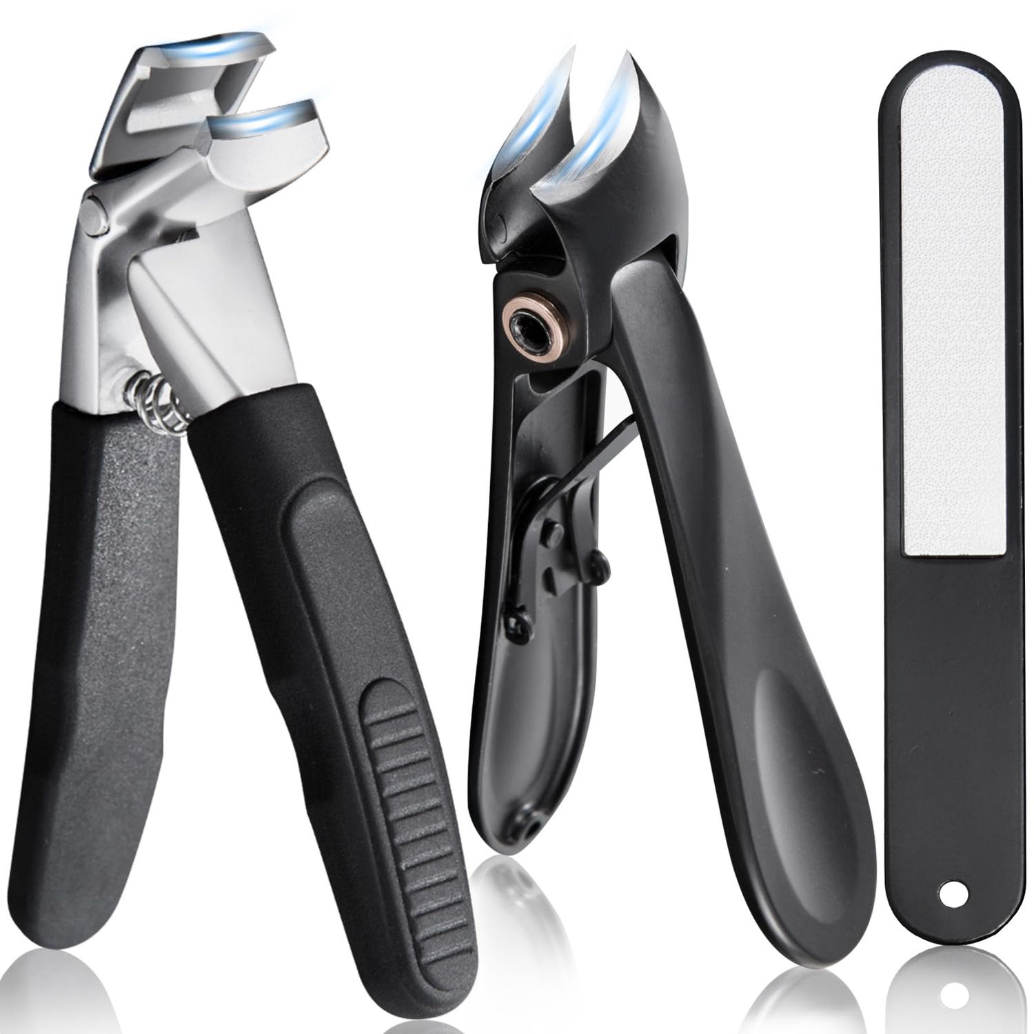 Anti Slip Handle toenail Clipper Set, Suitable for Thick and Hard toenails of The Elderly, Men, Women, and Pregnant Women, Splash Proof self Collecting Nail Clippers, Mens Boutique Gift