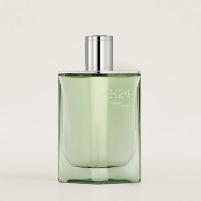 Hermes H24 Herbes Vives Eau De Parfum Rechargeable Spray for Men, 3.4 Ounce