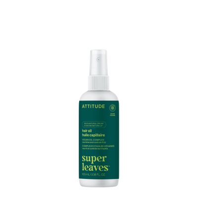 ATTITUDE Nourishing Hair Oil, EWG Verified, Natural Origin, Frizz Control Vegan Oil Complex, Softens &amp; Nourishes Dry Hair, Dermatologically Tested, For All Hair Types, 100 mL