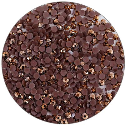 3000 Pieces SS6 2mm Flatback Rhinestones Clear Glasses Round Gems AB Crystals for Nail Art DIY Crafts Clothes Glitter Stones Bronze